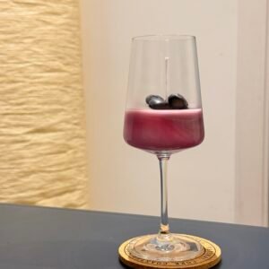 New year champange candle